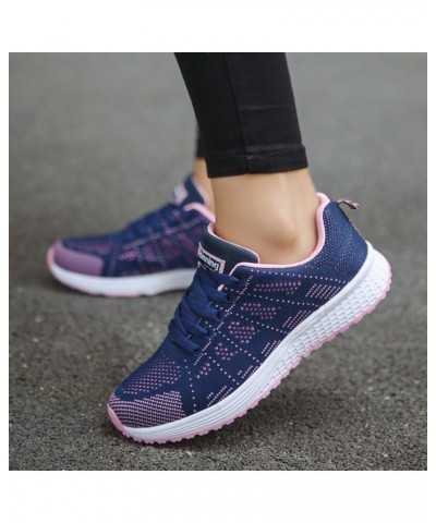 Ash Sneakers for Women Shoes Mesh Running Fashion Women Round Straps Cross Flat Shoes Casual Women's Casual Dark Blue $19.95 ...