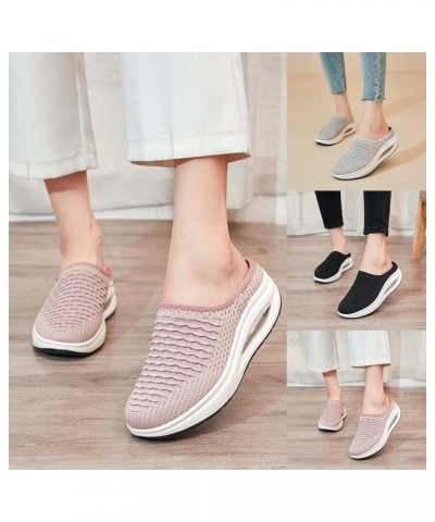 Air Cushion Sneakers for Women, Women's Air Cushion Slip-On Walking Sneakers Orthopedic Platform Shoes with Arch Support (A7-...