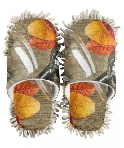 Unisex Fuzzy Slippers, Cozy Floor Dusting Cleaning Mop Shoes for Men Women M-L Multi 30 $9.99 Slippers