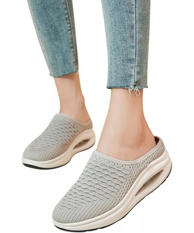 Air Cushion Sneakers for Women, Women's Air Cushion Slip-On Walking Sneakers Orthopedic Platform Shoes with Arch Support (A7-...