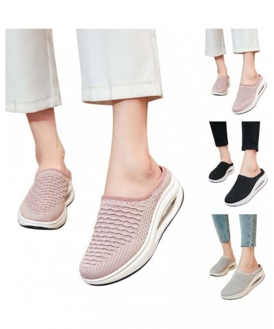 Air Cushion Sneakers for Women, Women's Air Cushion Slip-On Walking Sneakers Orthopedic Platform Shoes with Arch Support (A7-...