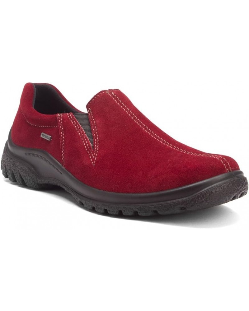 Women's Pat Slip-On Red Suede $92.25 Flats