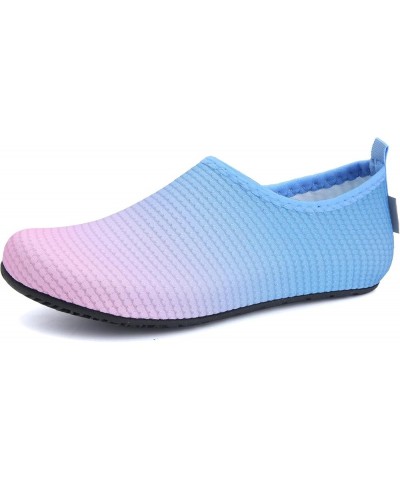 Womens and Mens Kids Water Shoes Barefoot Quick-Dry Aqua Socks for Beach Swim Surf Yoga Exercise Gradient Purple $8.38 Athlet...