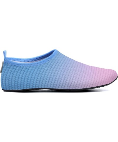 Womens and Mens Kids Water Shoes Barefoot Quick-Dry Aqua Socks for Beach Swim Surf Yoga Exercise Gradient Purple $8.38 Athlet...