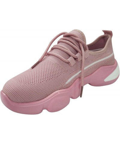 Sneakers for Women Women's Sneakers Lightweight Canvas Low Top Sneakers White Canvas Sneakers Pink-a $19.68 Fashion Sneakers