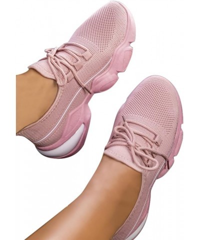 Sneakers for Women Women's Sneakers Lightweight Canvas Low Top Sneakers White Canvas Sneakers Pink-a $19.68 Fashion Sneakers