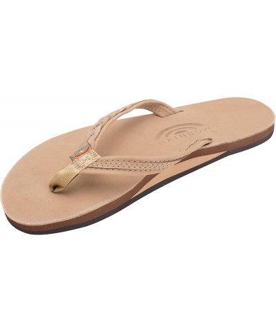 Madison - Single Layer Arch Support with a Braid on a 1/2" Narrow Strap Sierra Brown $28.56 Sandals