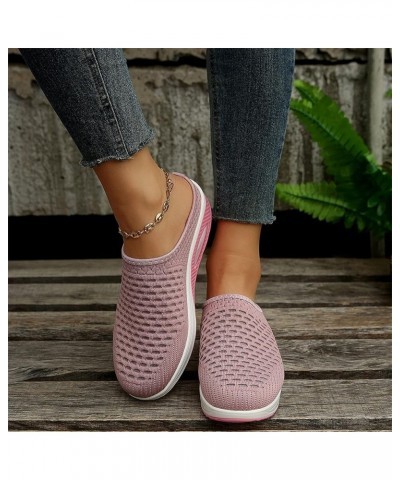 Womens Canvas Shoes Sneaker Walking Shoes Ladies Summer Fashion Breathable Large Size Solid Color Soft Comfortable Pink $11.5...