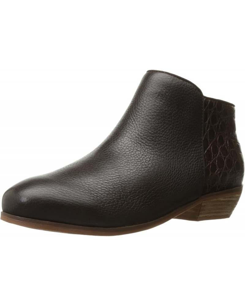 Women's Rocklin Ankle Boot Dark Brown Crocodile $18.84 Boots