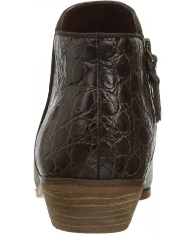 Women's Rocklin Ankle Boot Dark Brown Crocodile $18.84 Boots