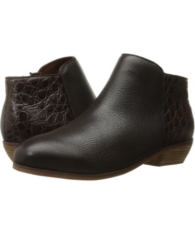 Women's Rocklin Ankle Boot Dark Brown Crocodile $18.84 Boots