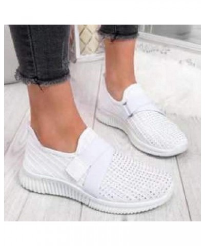 Sneakers for Women, Women's Lace Up Platform Running Shoes Casual Non Slip Athletic Tennis Walking Sport Sneakers B3-white $1...