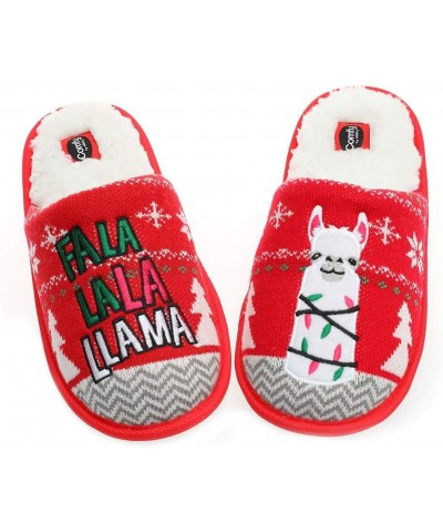 Unisex Flamingo Slippers Women's Fuzzy Plush Cozy Christmas House Shoes for Indoor Outdoor Man's Knitted Slippers Lamb $10.92...