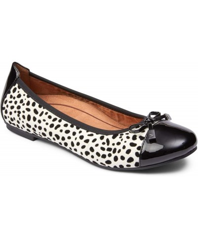 Unisex-Adult Minna White Black Spot $12.90 Flats