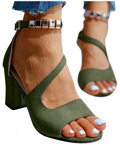 Heeled sandals 3 Inch Womens Platform sandals Platform Heels For Women Beach Shoes Women sandals Gold Heeled sandals F G-army...