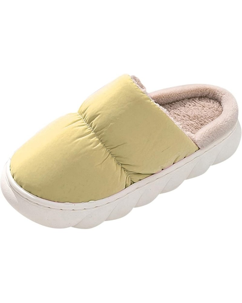 Home Slippers for Women, Bedroom Slippers Women, Men's Memory Foam Slippers Plush Fleece Lined w/Indoor, Outdoor Anti-Skid Ru...