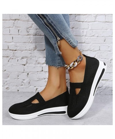 Womens Sneakers Walking Shoes Just So So Shoes for Women Sneakers Ladies Fashion Solid Color Mesh Breathable Thick Sole Comfo...