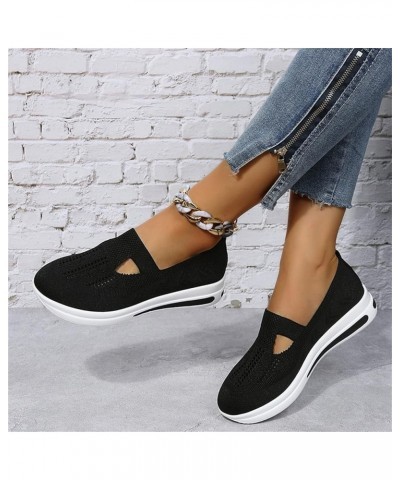 Womens Sneakers Walking Shoes Just So So Shoes for Women Sneakers Ladies Fashion Solid Color Mesh Breathable Thick Sole Comfo...