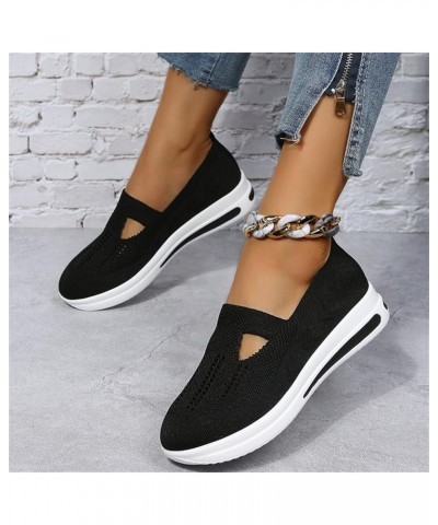 Womens Sneakers Walking Shoes Just So So Shoes for Women Sneakers Ladies Fashion Solid Color Mesh Breathable Thick Sole Comfo...