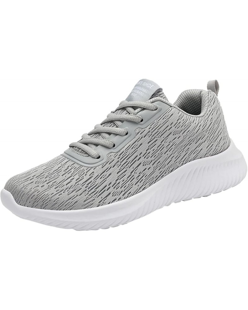 Sneakers for Women Breathable Sneakers Canvas Sneakers for Women White Leather Sneakers for Women A-grey $10.87 Athletic Shoes