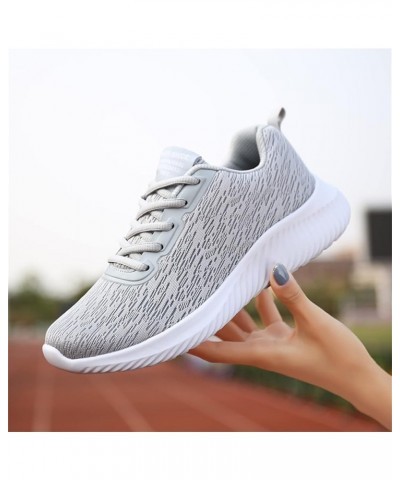 Sneakers for Women Breathable Sneakers Canvas Sneakers for Women White Leather Sneakers for Women A-grey $10.87 Athletic Shoes