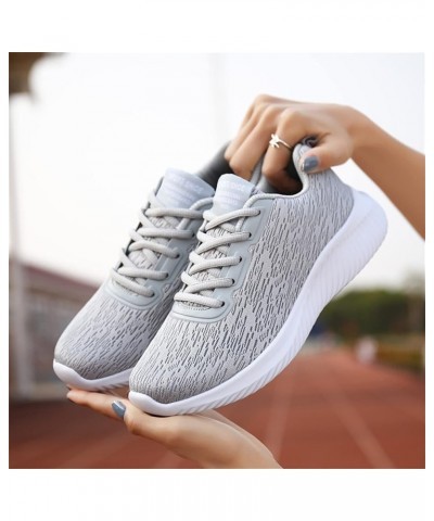 Sneakers for Women Breathable Sneakers Canvas Sneakers for Women White Leather Sneakers for Women A-grey $10.87 Athletic Shoes