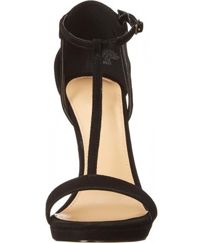 Women's Tecru Heeled Sandal Black Suede 001 $23.03 Sandals