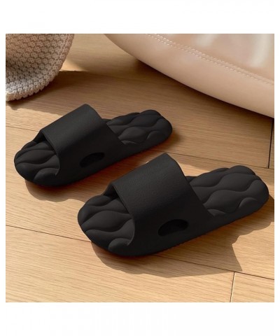 Shower Slippers for Women Men Indoor Home Slippers Summer Bathroom Slides Sandals Pool Slippers House Shoes Couple Slippers A...