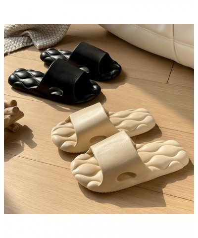 Shower Slippers for Women Men Indoor Home Slippers Summer Bathroom Slides Sandals Pool Slippers House Shoes Couple Slippers A...