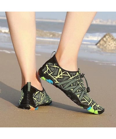 Men Women Non Slip Fashion Water Sport Shoes Green $15.07 Athletic Shoes