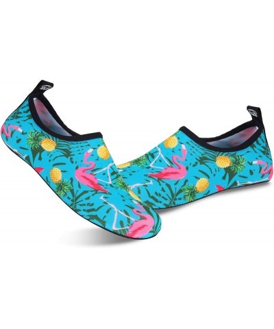 Womens and Mens Kids Water Shoes Barefoot Quick-Dry Aqua Socks for Beach Swim Surf Yoga Exercise Pineapple $8.38 Athletic Shoes