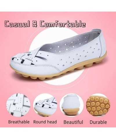 Orthopedic Loafers for Women, Orthopedic Loafers in Breathable Leather, Womens Casual Soft Leather Slip-on Flat Breathable Lo...