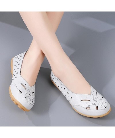 Orthopedic Loafers for Women, Orthopedic Loafers in Breathable Leather, Womens Casual Soft Leather Slip-on Flat Breathable Lo...