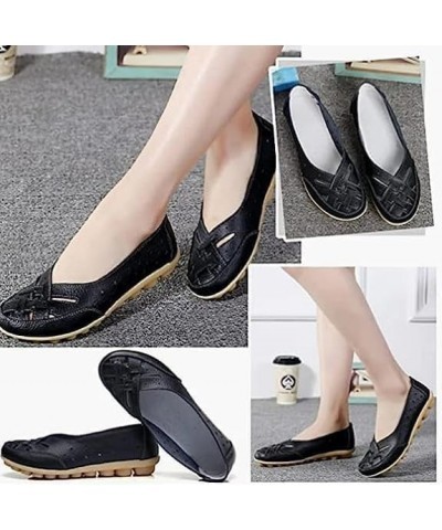 Orthopedic Loafers for Women, Orthopedic Loafers in Breathable Leather, Womens Casual Soft Leather Slip-on Flat Breathable Lo...