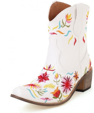 Fashion Western Boots for Women 32 White $26.99 Boots