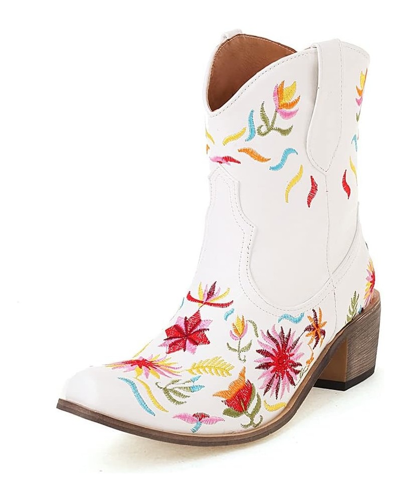 Fashion Western Boots for Women 32 White $26.99 Boots