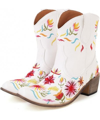 Fashion Western Boots for Women 32 White $26.99 Boots