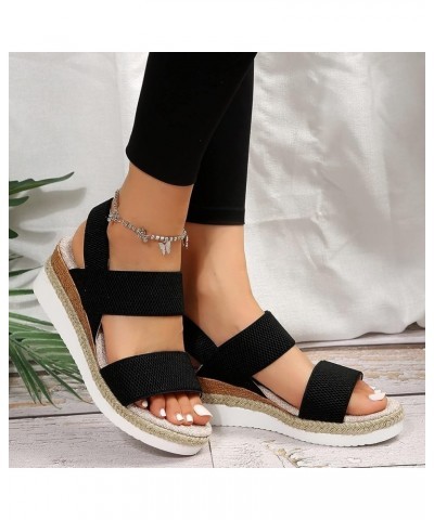 Heeled sandals For Women Black Flats For Women Flip Flops For Women Drawer Slides Platform Shoes Wedge Sneakers For Wo Black ...