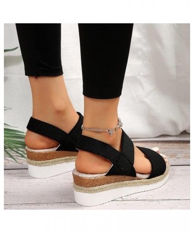 Heeled sandals For Women Black Flats For Women Flip Flops For Women Drawer Slides Platform Shoes Wedge Sneakers For Wo Black ...