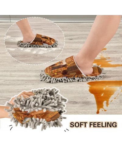 Mop Slippers Shoes, Unisex Cleaning House Slippers Spa Dusting Slippers M-L Multi 20 $11.99 Slippers