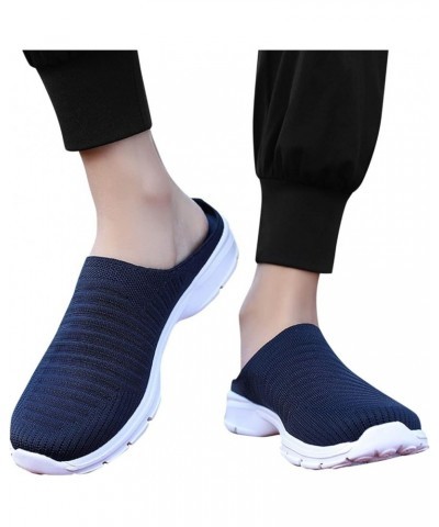 Tennis Shoes Womens Brethable Mesh Basketball Shoes, Wedge Slip-Ons Platform Fashion Sneakers Comfortable Walking Non-Slip Ca...