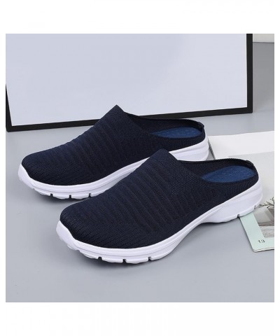 Tennis Shoes Womens Brethable Mesh Basketball Shoes, Wedge Slip-Ons Platform Fashion Sneakers Comfortable Walking Non-Slip Ca...