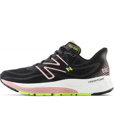 Women's Fresh Foam X 880 V13 Running Shoe Black/Pink Moon $36.08 Athletic Shoes