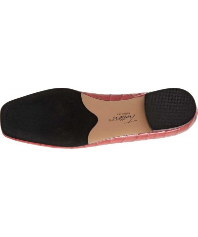 Women's Flats Red Croco $44.40 Loafers & Slip-Ons