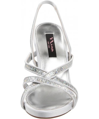 Women's Goldine Sandal Silver $25.78 Sandals