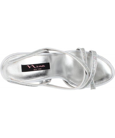 Women's Goldine Sandal Silver $25.78 Sandals