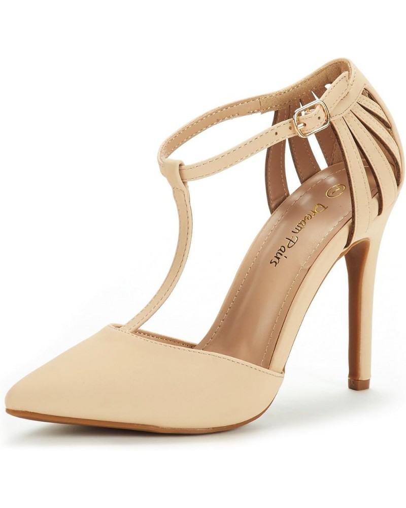 Women's Oppointed-Mary Pump Shoe Nude Nubuck $13.79 Pumps