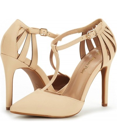 Women's Oppointed-Mary Pump Shoe Nude Nubuck $13.79 Pumps