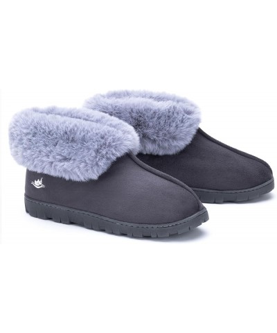 Women's Luxury Micro Suede Faux Fur Fleece Lining Slippers Bootie with Cozy High Density 80-D Memory Foam, Winter Warm Breath...