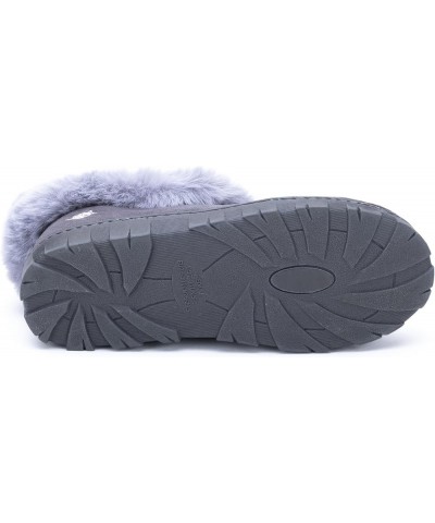 Women's Luxury Micro Suede Faux Fur Fleece Lining Slippers Bootie with Cozy High Density 80-D Memory Foam, Winter Warm Breath...